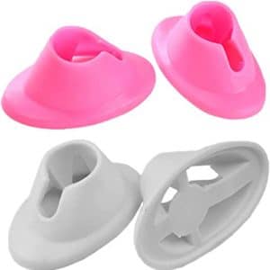 Embout en caoutchouc flexible pour flacon de vernis à ongles ou résine professionnelle