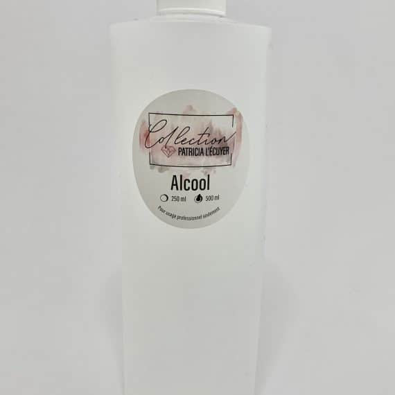 Alcool 500ml pour usage professionnel. Outils ongles. désinfectant