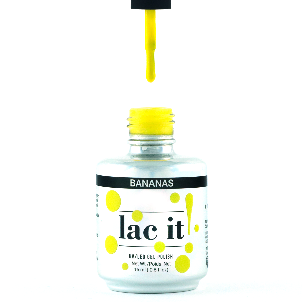 Ce vernis gel professionnel, disponible en plusieurs teintes tendances, s’applique facilement et assure une couleur intense sans écaillage jusqu’à 3 semaines. BANANAS