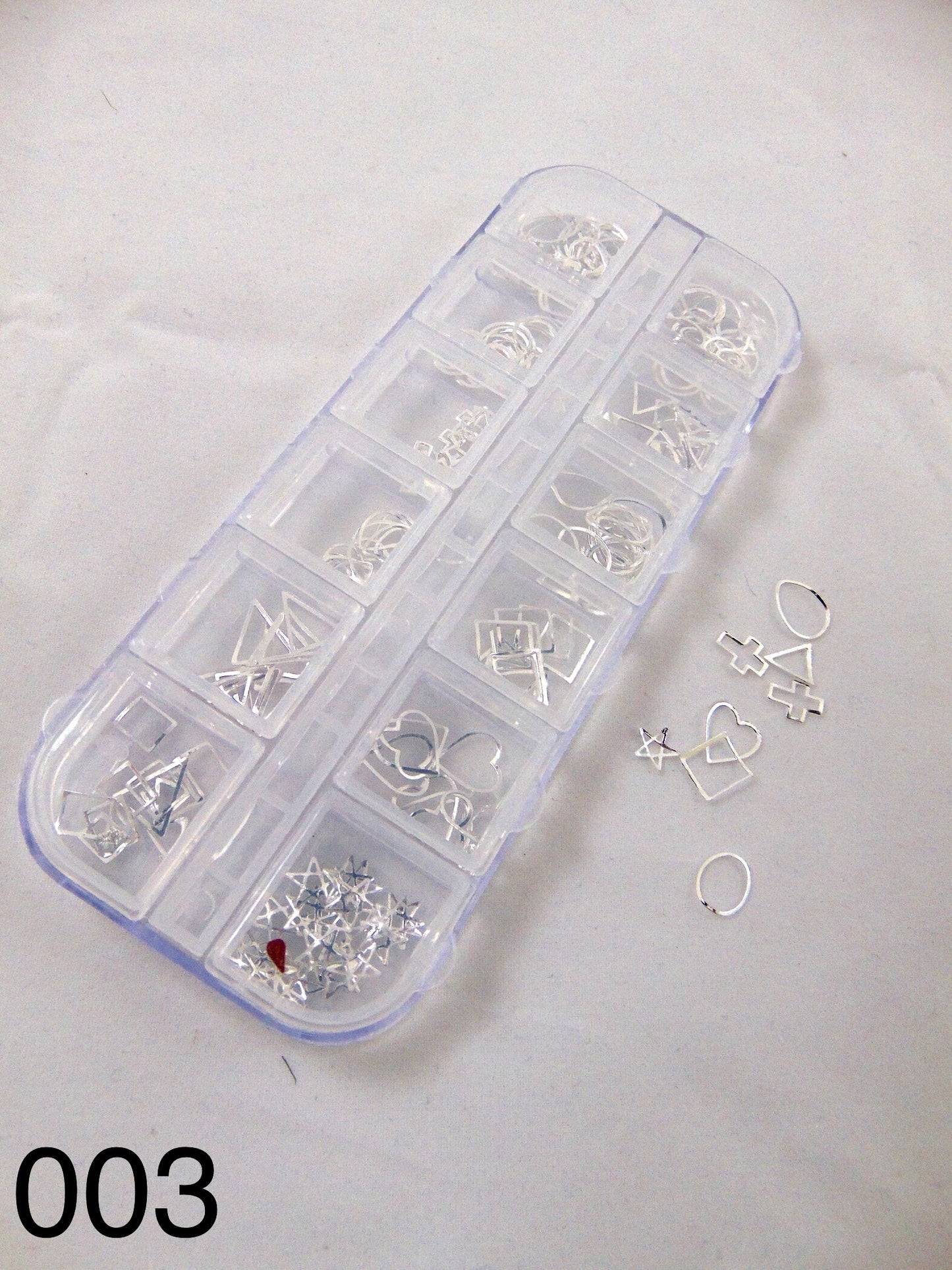 Bijoux en Boîtier – Décorations Ongles Or, Argent & Rose Gold