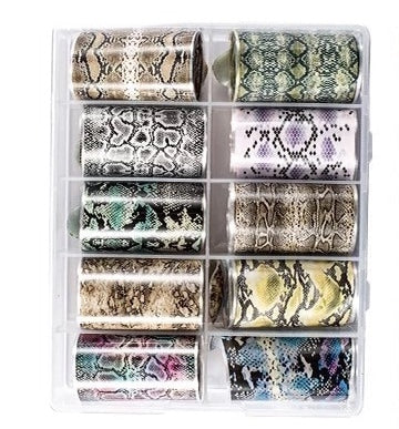 Foils de Transfert – Décorations Nail Art (différentes teintes)