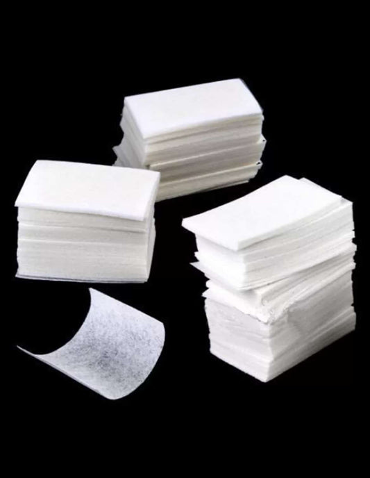 Tampons en coton sans peluche – tissus absorbants pour nettoyage et manucure professionnelle